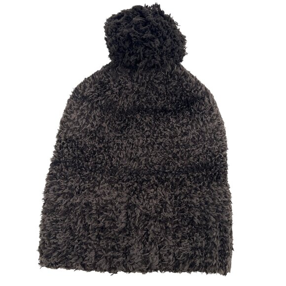 Barefoot Dreams Pom Pom Beanie Scarf Set Espresso Cocoa NWT - Picture 4 of 10